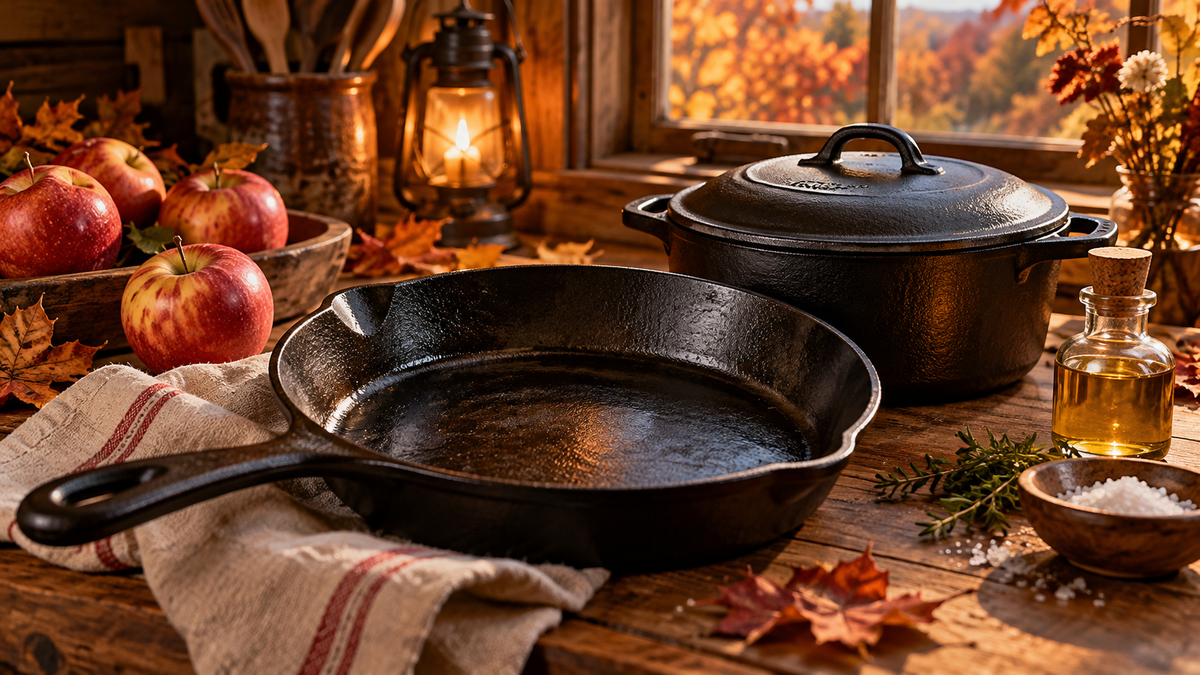Cast Iron After Dark: The Cozy October Guide to Skillet Care 🎃 ...
