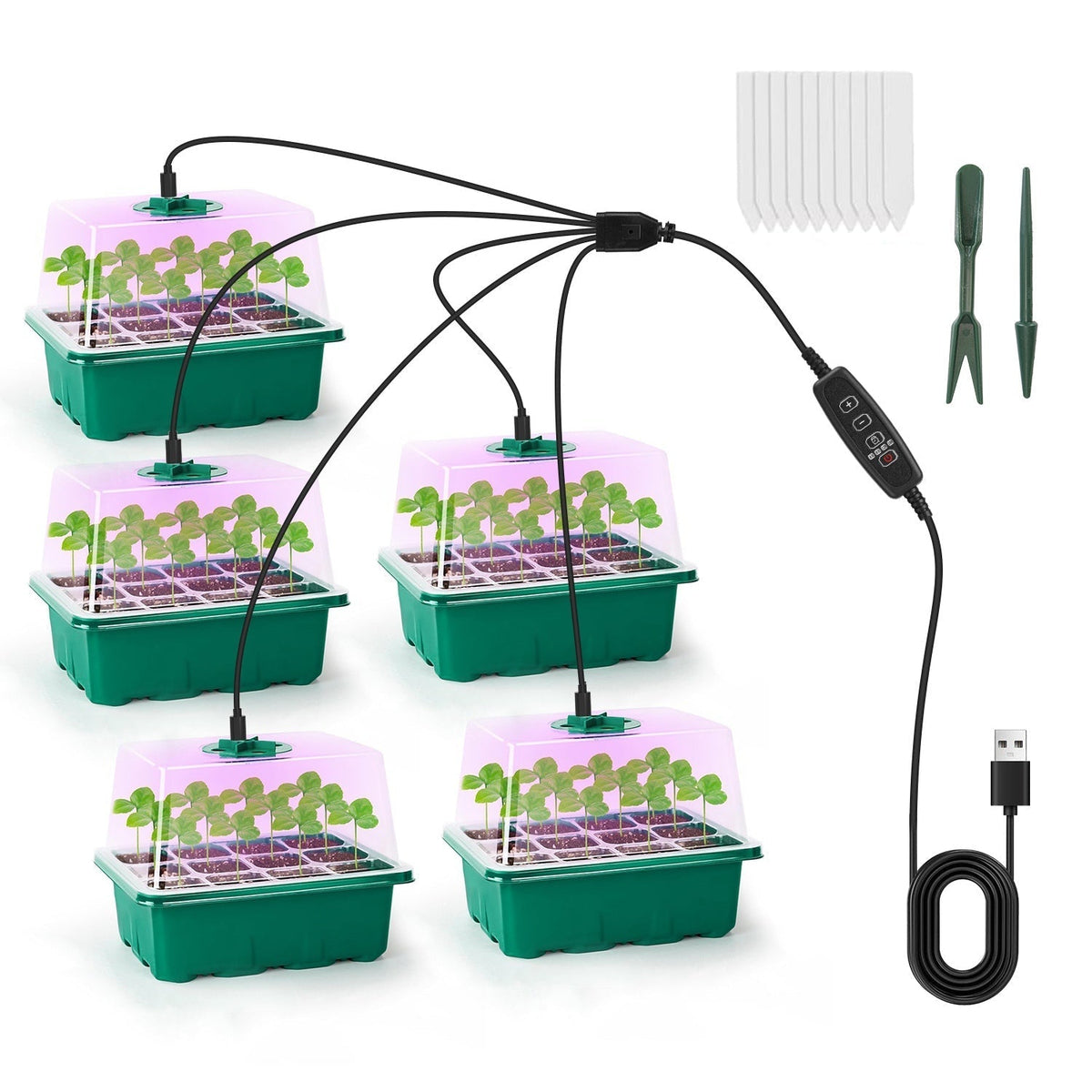 Seed starter kit for indoor gardening