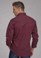 Roper 2174 Arrow Print (Red) - Men's Western Shirt