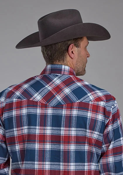 Roper 2205 Flannel (Red) - Men's Western Shirt