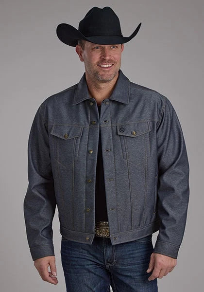 Roper 2252 Denim Look (Blue) - Men's Softshell Jacket — product image