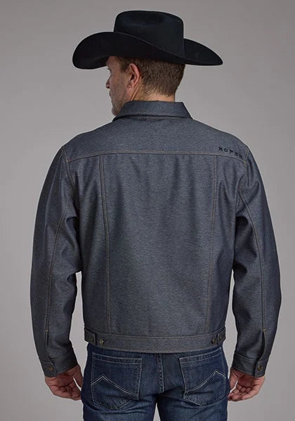Roper 2252 Denim Look (Blue) - Men's Softshell Jacket