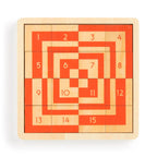 Frank Lloyd Wright Imperial Hotel 2-in-1 Sliding Wood Puzzle