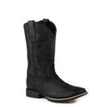 Roper Monterey (Black) - Men's Suede Cowboy Boot — product image