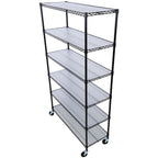 6 Tier Heavy Duty Metal Shelf Wire Shelving Unit