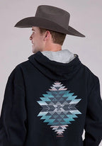 Tin Haul Serape Anvil (Black) - Men's Hoodie Sweatshirt — product image
