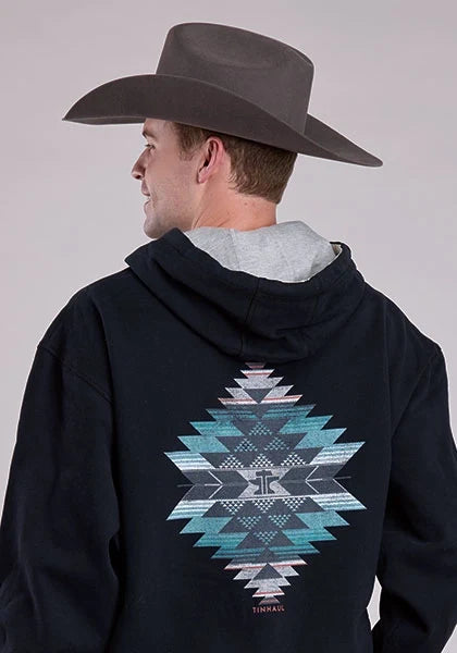 Tin Haul Serape Anvil (Black) - Men's Hoodie Sweatshirt — product image