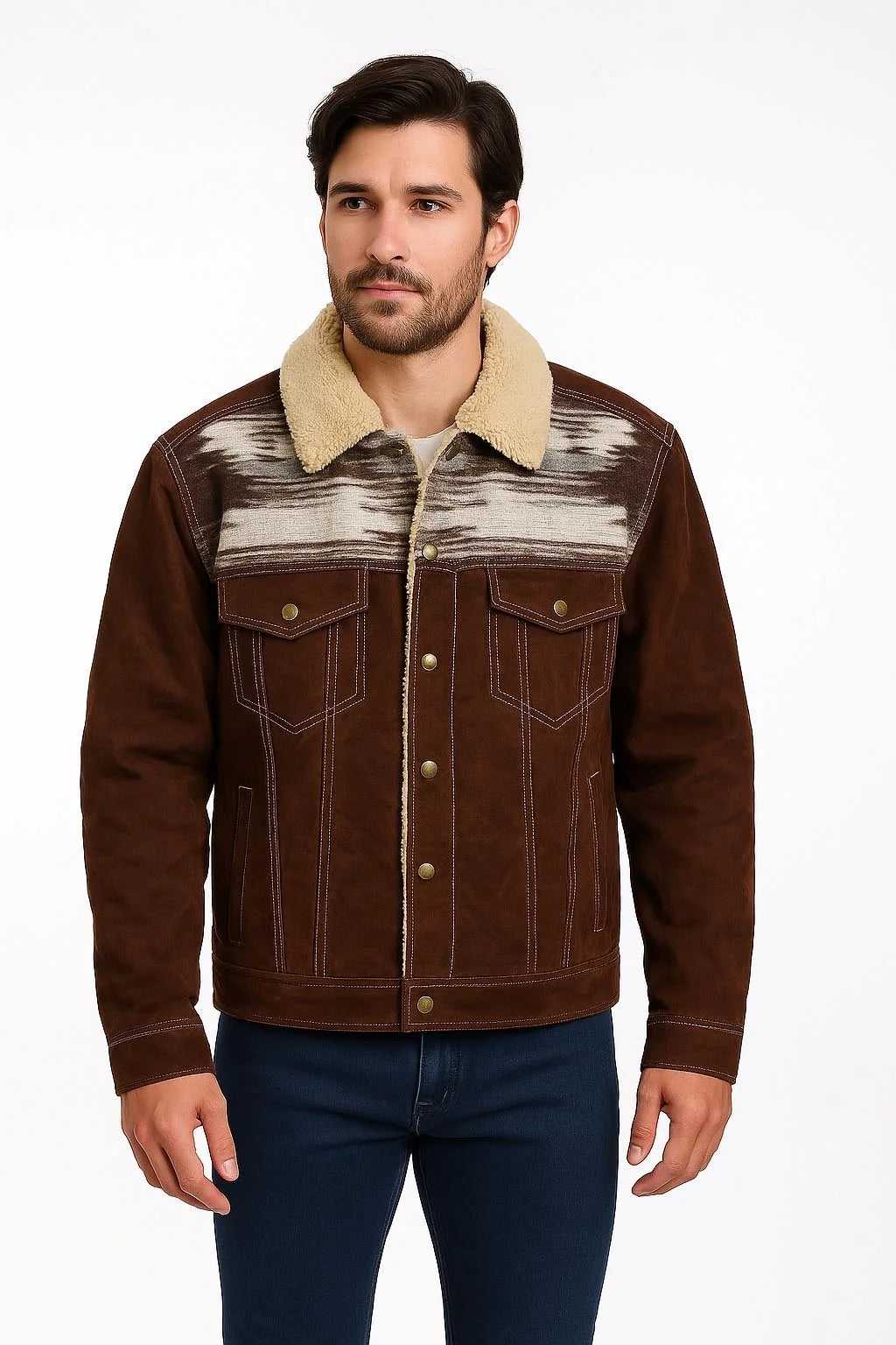 Scully 1015 Boar - Men's Suede Jean Jacket — product image