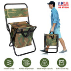 Portable Fishing & Camping Chair with Cooler Bag