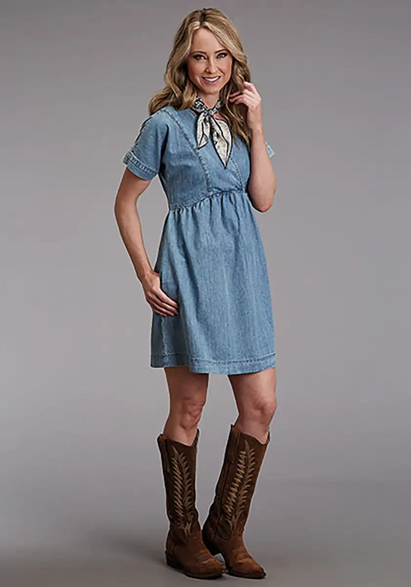 Stetson Light Weight Denim Dress - Women's Dress