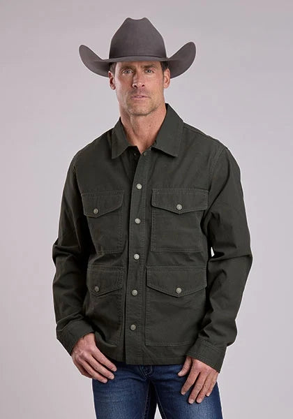 Stetson Waxed Canvas (Green) - Men's Jacket