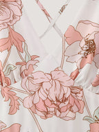 Women's Floral Asymmetrical Tiered Midi Dress