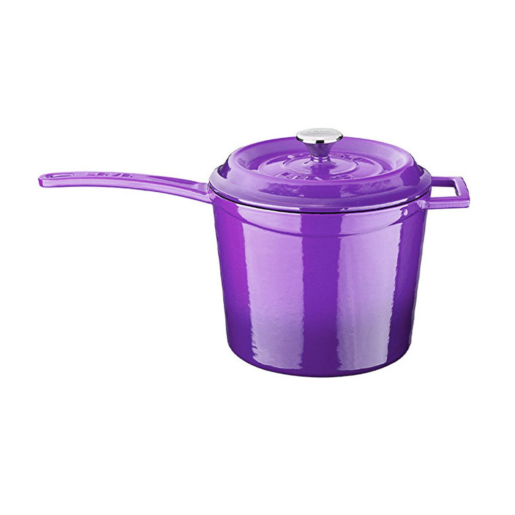 Lava Mor Cast Iron Sauce Pan - Durable, Oven-Safe, 7.09-inch Diameter ...