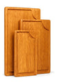 STORE INDYA Cutting Boards for Kitchen - Set of 3 Wooden Chopping Boards for Prep & Serving, Charcuterie, Butcher Block, Non Toxic Wood Cutting Boards – Large, Medium, Small – Gift Ready (Natural)