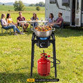 Propane Camping Stove 80000 BTU Single Burner with Regulator — product image