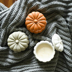 Fall Ceramic Pumpkin 16 oz: Rake, Pile, Leap! Candle — product photo 6