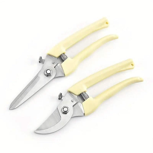 2-Pieces: Garden Pruning Shears Set Sharp Blades