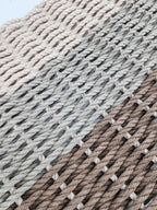 Brown, Tan & Light Tan Ombre Lobster Rope Doormat