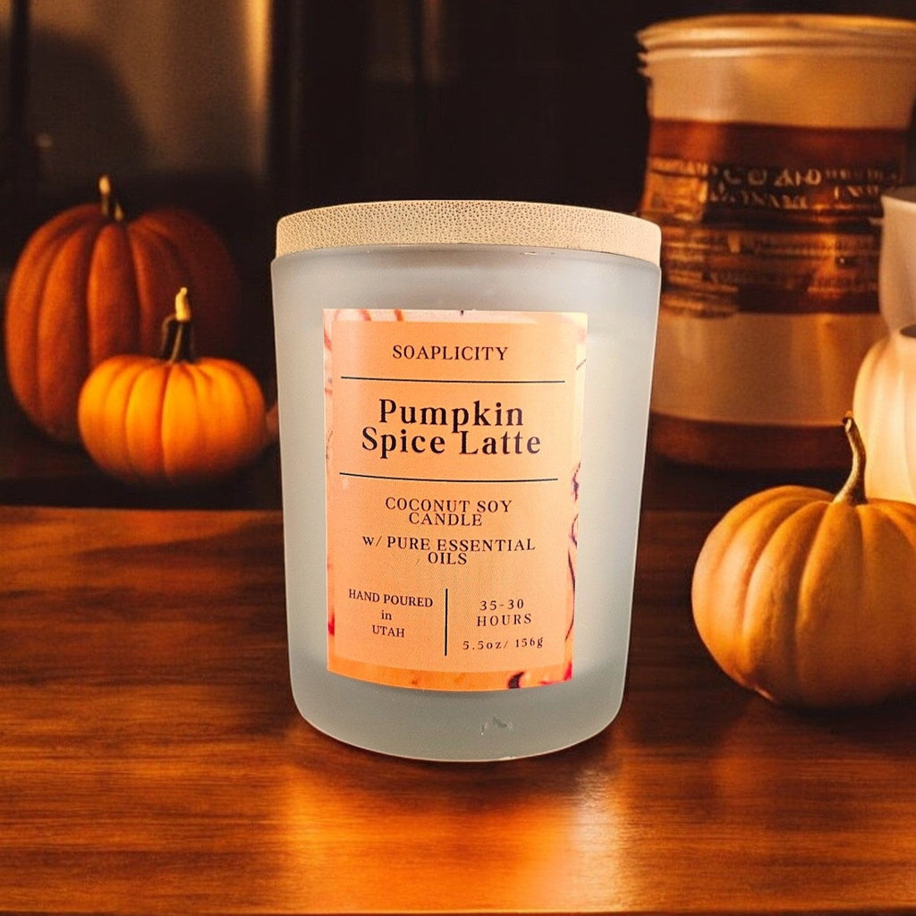 Pumpkin Spice Latte Candle - Coconut-Soy, 2 Sizes — product photo 2