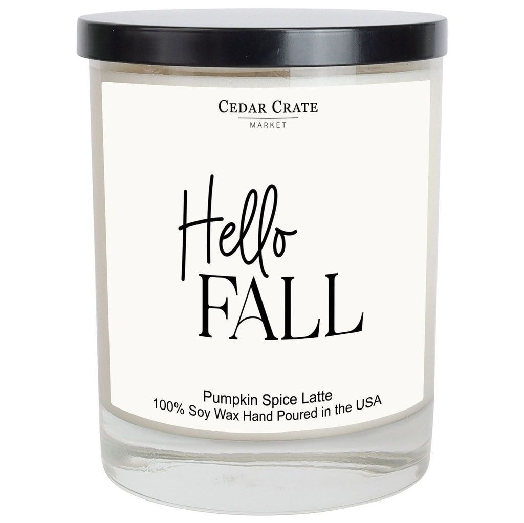 Fall Candles - Hello Fall Autumn Home Decor and Gifts — product photo 1