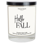 Fall Candles - Hello Fall Autumn Home Decor and Gifts — product photo 1