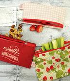 Krumbs Kitchen® Farmhouse Fresh Zips Reusable Storage Bags (3-Pack) - Naturally Home Grown