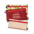 Krumbs Kitchen® Farmhouse Fresh Zips Reusable Storage Bags (3-Pack) - Naturally Home Grown — product image