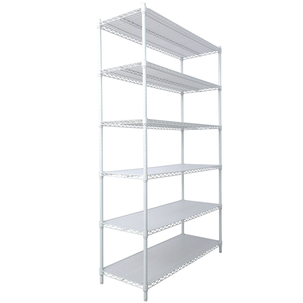 6 Tier Heavy Duty Metal Shelf Wire Shelving Unit