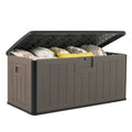 100 Gallon Large Deck Box with Lockable Lid for Patio