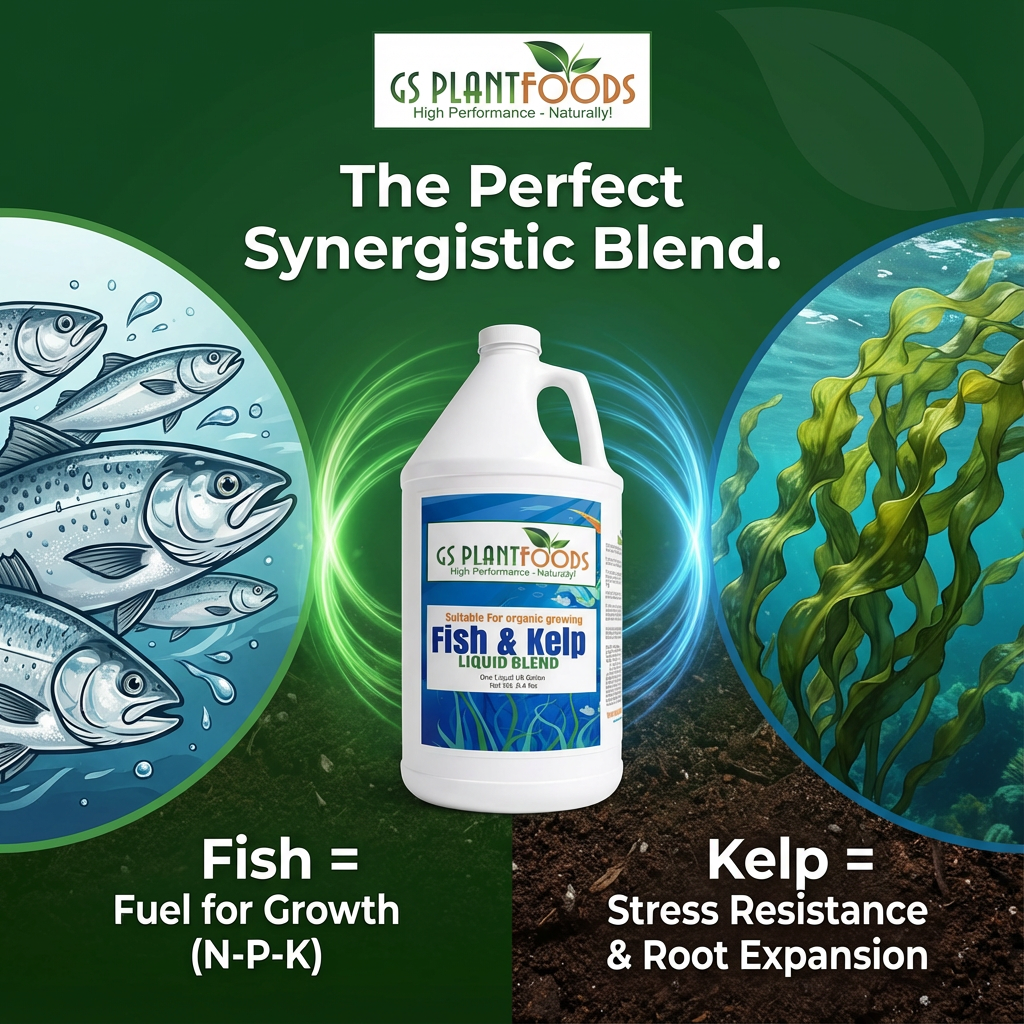 Fish and Kelp Fertilizer Organic Liquid Blend