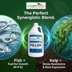 Fish and Kelp Fertilizer Organic Liquid Blend