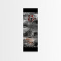 Western Windmill Art, Canvas Print, rustic décor, windmill wall art, farmhouse art, extra wide art, Joshua tree art, southwest wall art — product image