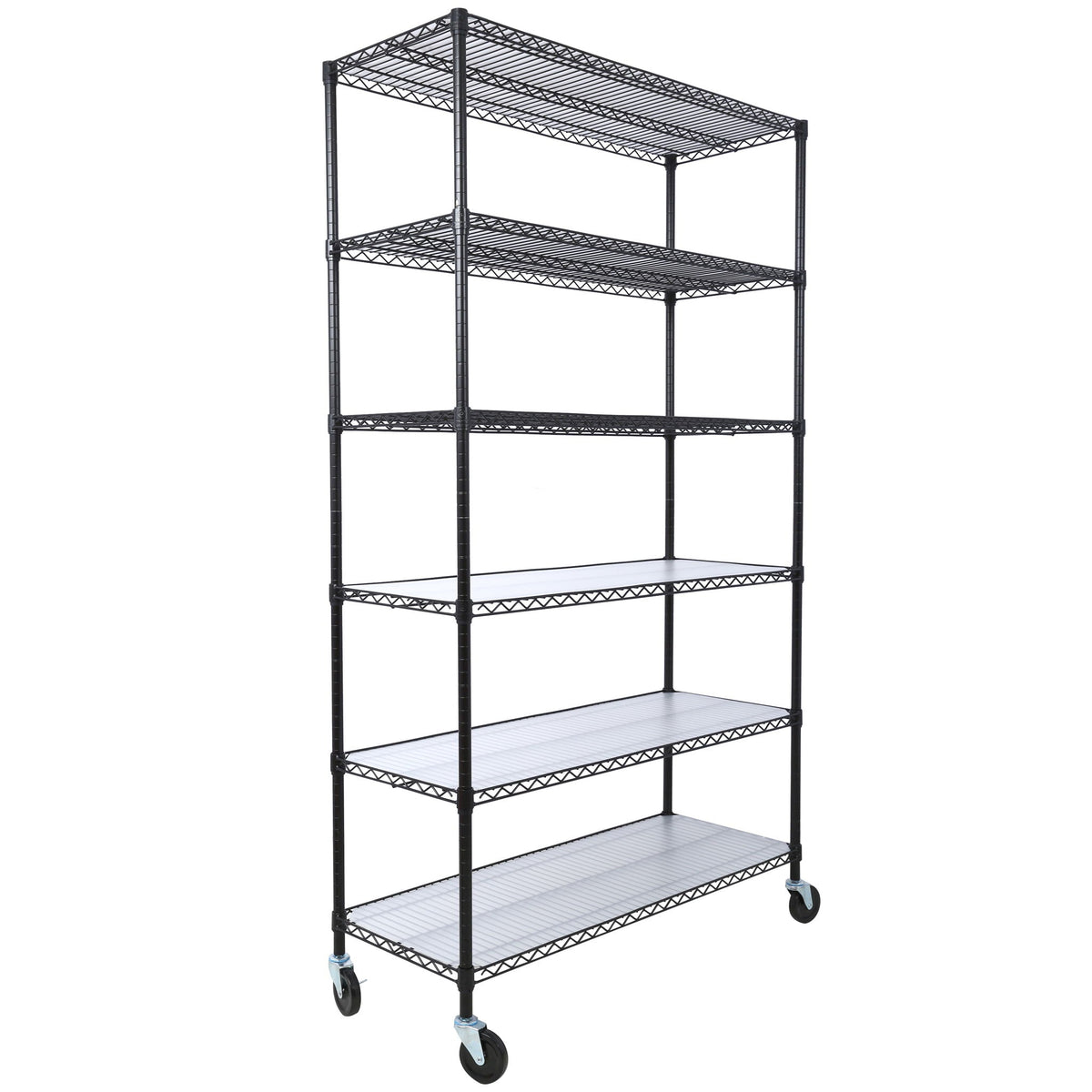 6 Tier Heavy Duty Metal Shelf Wire Shelving Unit