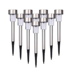 Garden Premium LED Solar Luxury Stainless Steel Lights For Yard Pathway Walkway More Pieces Outdoor