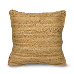The Fine Living Co. Jute Throw Pillow Covers Braided Decorative Pillow Covers Farmhouse Accent Pillows for Couch Living Room Decor 18 x 18 inch N — product image
