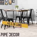 Poker Kitchen Table By PIPE DECOR