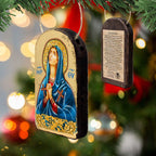 Mother of God Religious Christian Sacred Icon Ornament - Inspirational Icon Decor - 87014