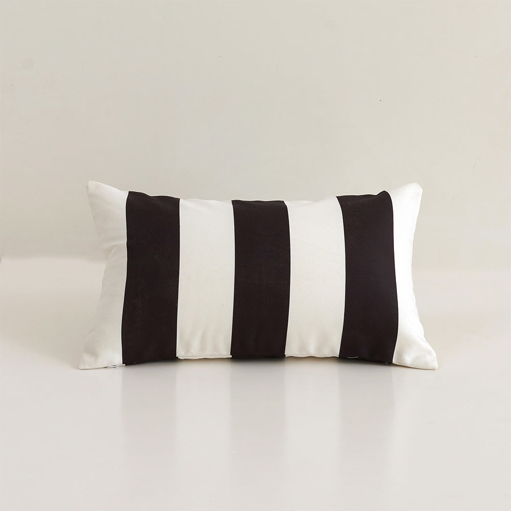 2 size options Stripes/Waving Outdoor Waterproof Pillow (With Insert) waterproof outdoor throw pillow, great for your outdoor furniture