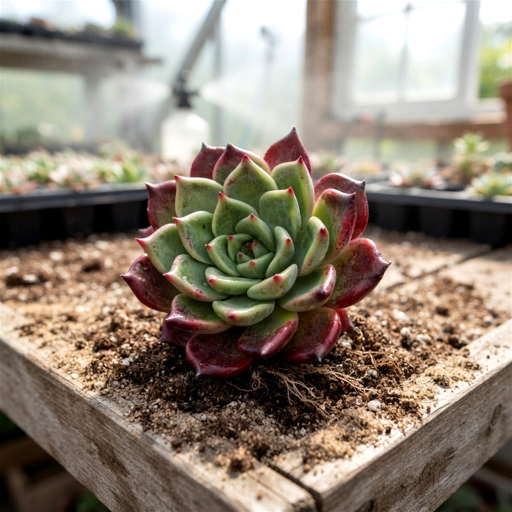 Rare Succulent Echeveria 'Midnight Beauty' 2"-2.5" Live Plant - Collectible Home Plant, Office Accent, Holiday Decorations, Wedding Favors