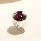925 Silver Round Turquoise Ring