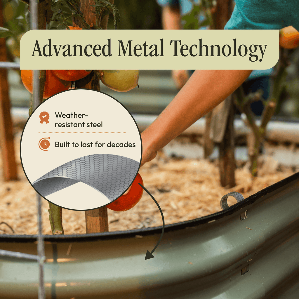Modular Metal Raised Garden Bed Kit – Tool-Free Assembly, 6-in-1 & 9-in-1 Layouts