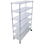 6 Tier Heavy Duty Metal Shelf Wire Shelving Unit