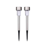 Garden Premium LED Solar Luxury Stainless Steel Lights For Yard Pathway Walkway More Pieces Outdoor
