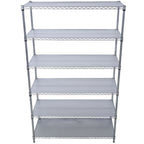 6 Tier Heavy Duty Metal Shelf Wire Shelving Unit