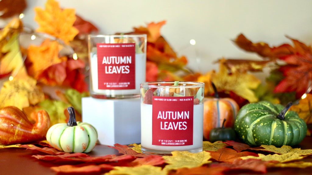 Autumn Leaves Container Candle — product photo 3