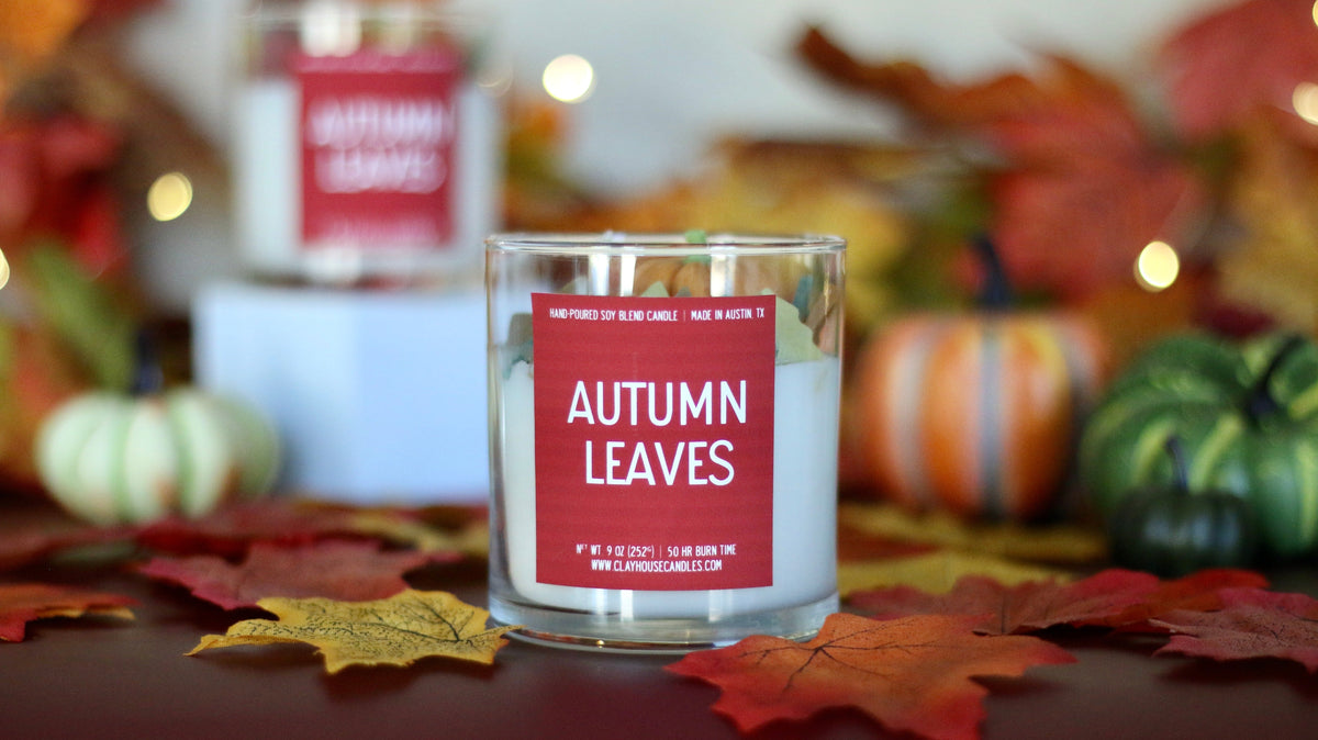 Autumn Leaves Container Candle — product photo 5