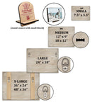 The Wagon Wheel Wooden Wall Art by D. Gelsinger - Family Love Decor - 95682B-DG