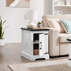 Farmhouse Coffee Table & End Table Barn design Center Table Rustic Cocktail Table with Hinged Lift Top and End Table