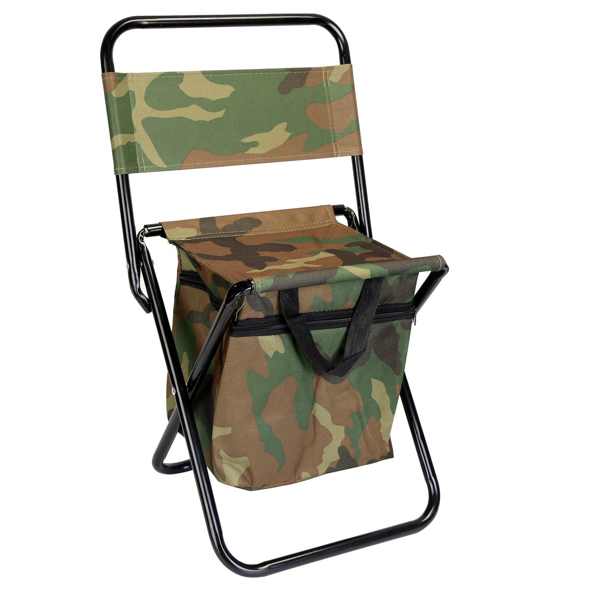 Portable Fishing & Camping Chair with Cooler Bag — product image