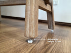 55" Farmhouse Wood Bench - Rustic Solid Wood Dining Room & Entryway Bench